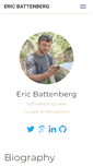 Mobile Screenshot of ericbattenberg.com
